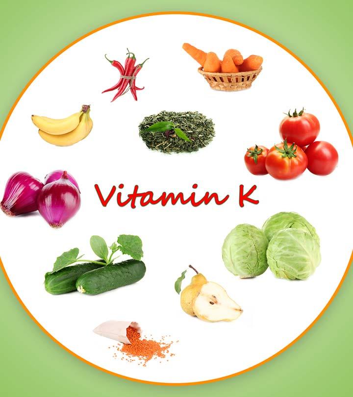 Vitamin K Containing Foods Chart