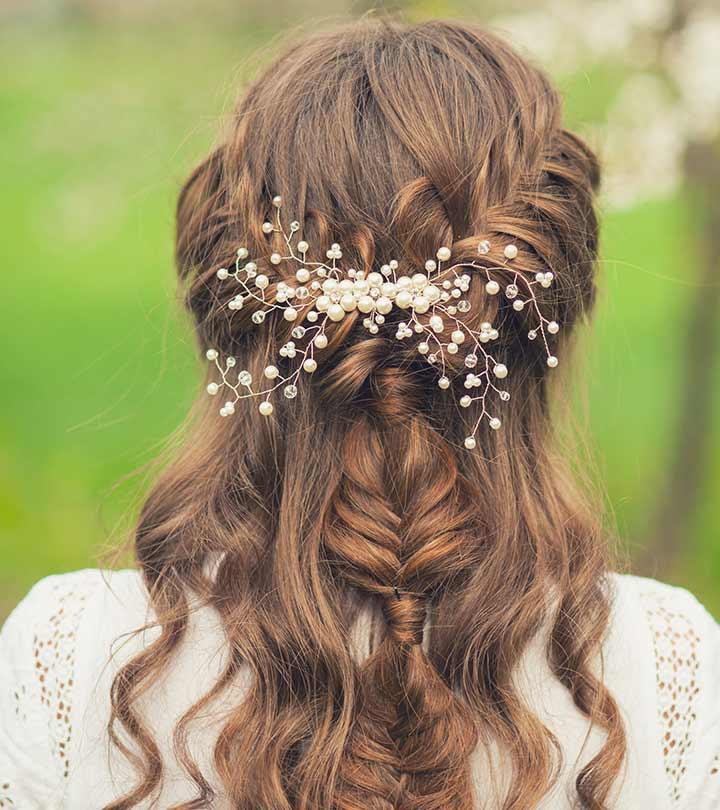 52 Simple Bridal Hairstyles For Curly Hair