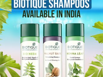 6 Best BIOTIQUE Shampoos Available In India