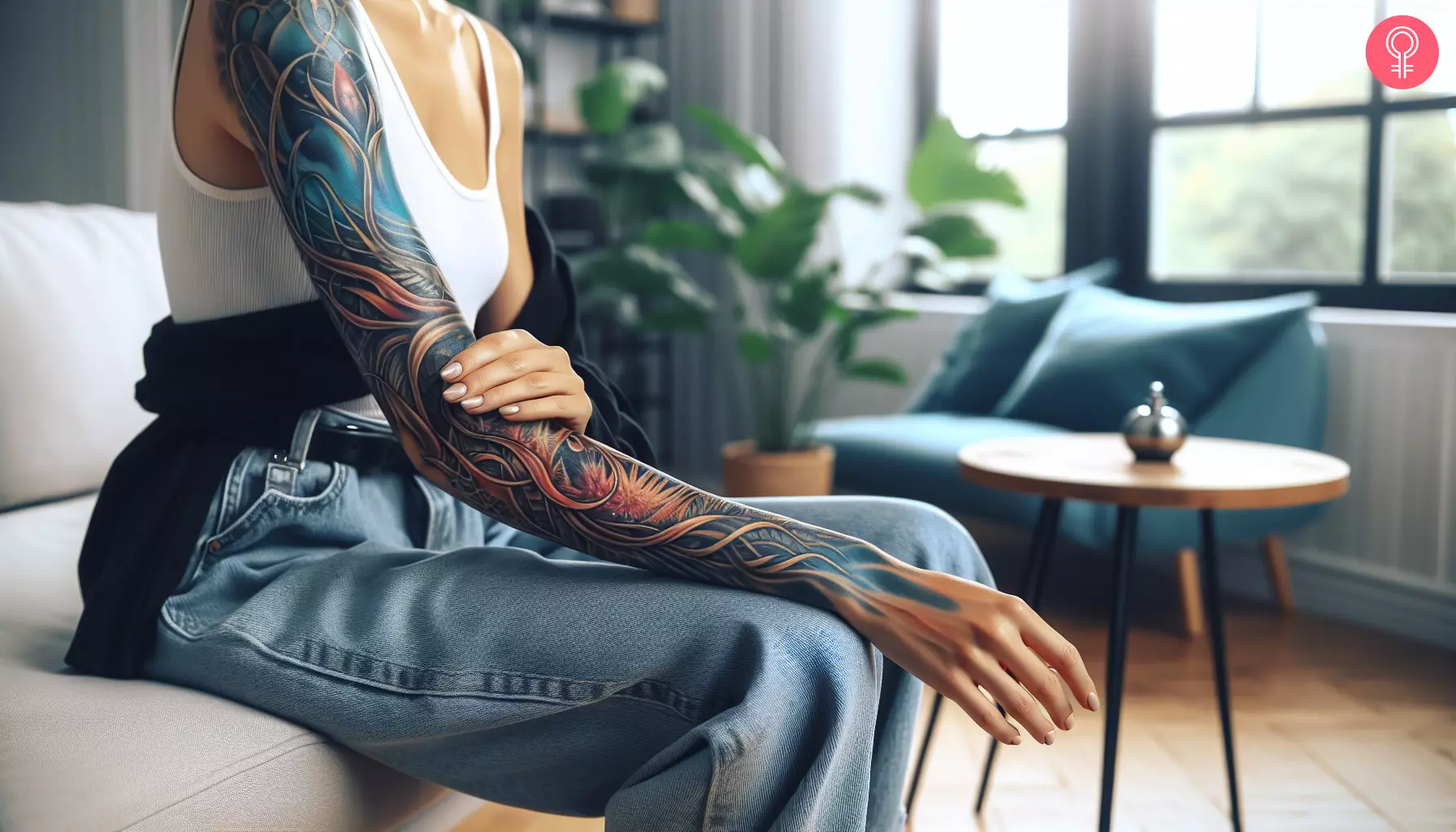 Abstract Arm Tattoo