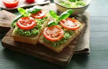 Diet Recipes For Weight Loss - Italian Style Open Sandwich