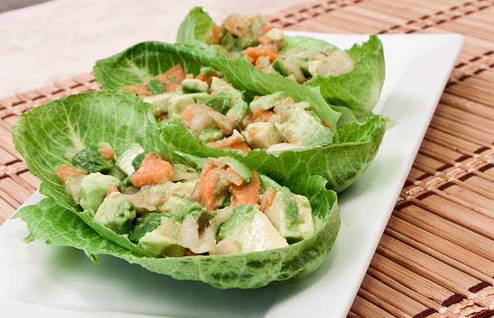 Diet Recipes For Weight Loss - Lettuce Mexican Wrap