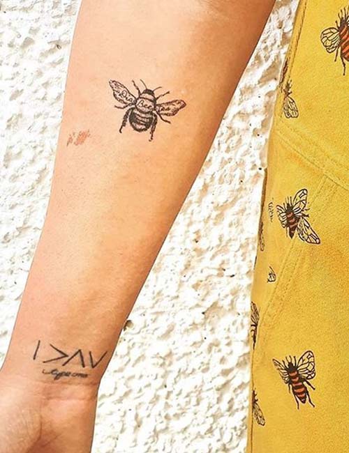Bee Tattoo Designs
