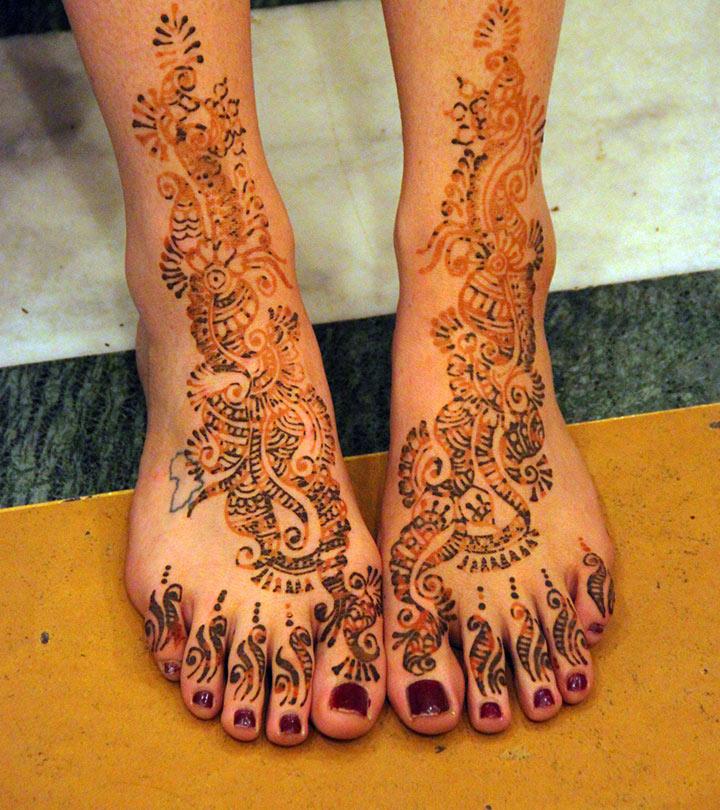 10 Latest Foot Mehandi Designs Never Seen Before 2019