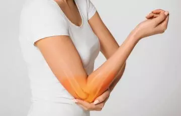 Woman with elbow joint pain may benefit from copper