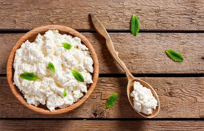 Cottage cheese is one of the high-protein foods