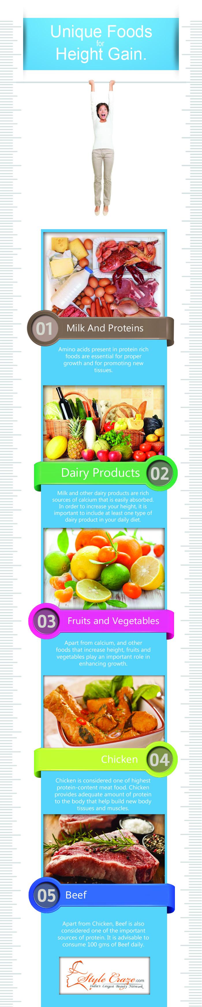 11 Amazing Foods And Diet For Increasing Height