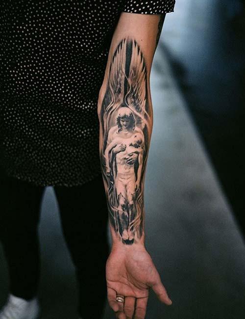 50 Best Angel Tattoos For Men Ideas And Designs 2023  FashionBeans