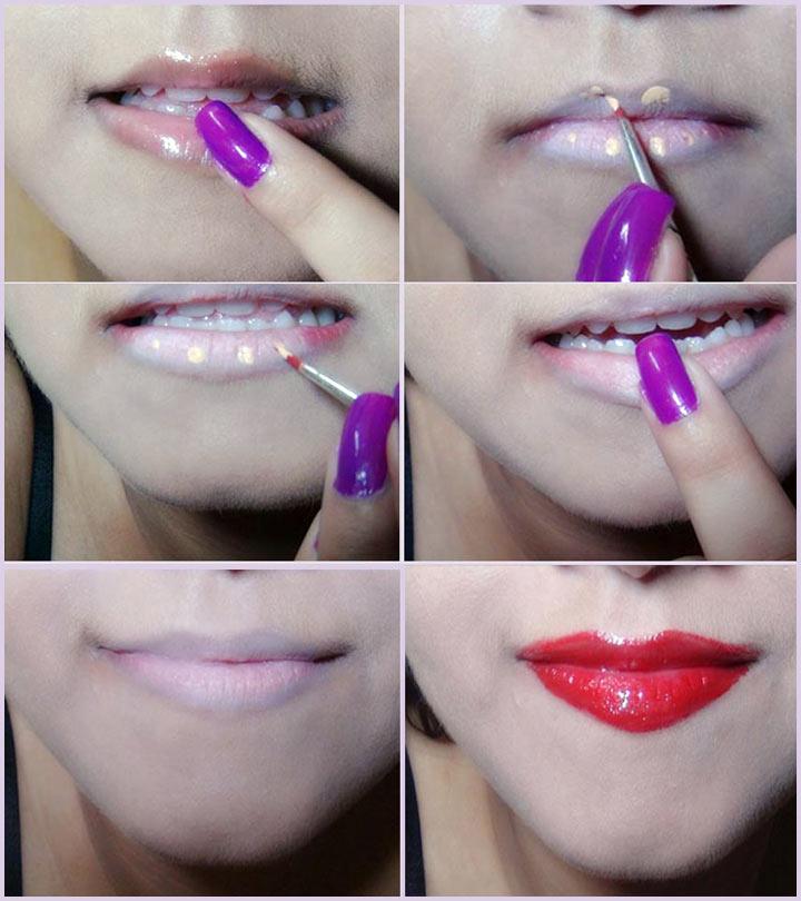 How to apply lipstick for long lasting