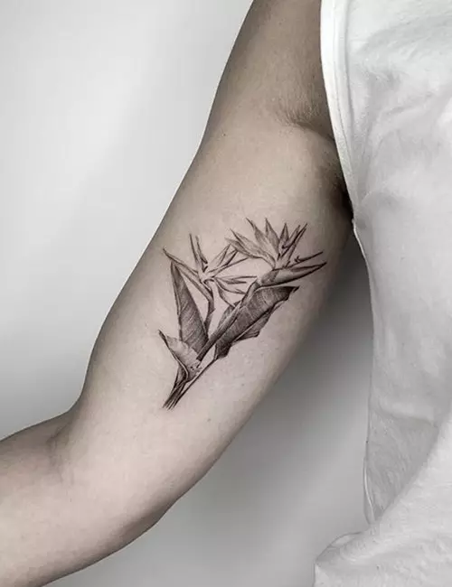 Lily arm tattoo idea