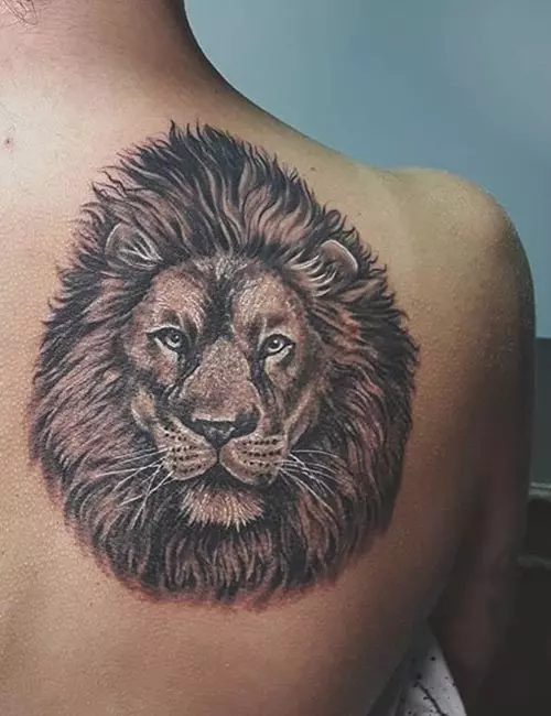 Lion tattoo design for women
