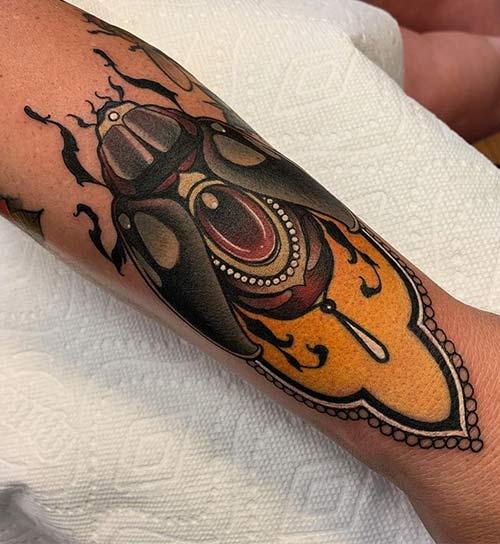 25 of the Best Unique Beetle Tattoos  Tattoo Insider