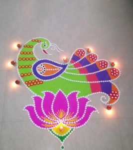 10 Beautiful Peacock Rangoli Designs To T...