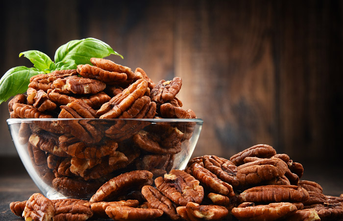 Pecans are one of the high-protein foods