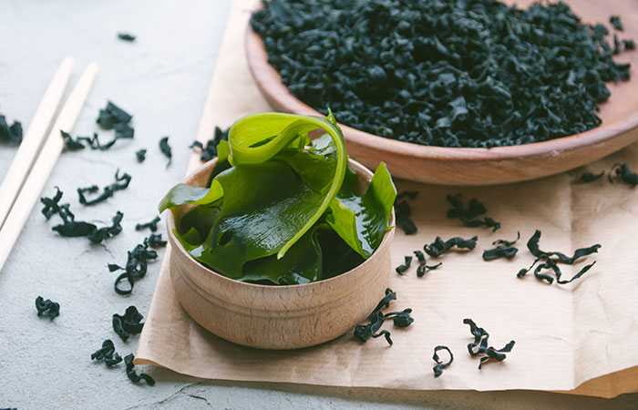 Seaweed food is rich in iodine