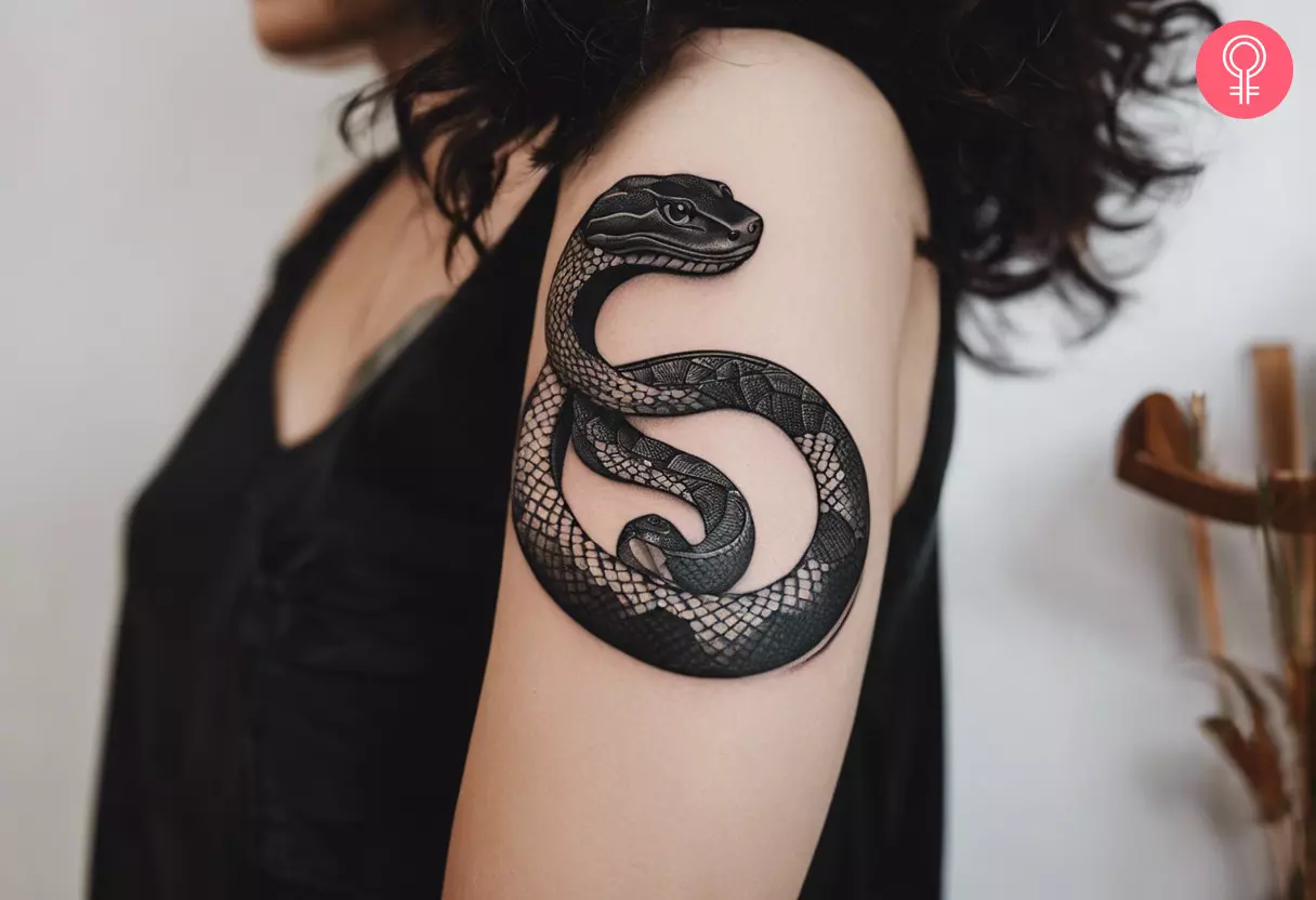 Snake Arm Tattoo