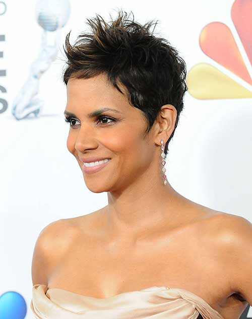 Spiky Mohawk short hairstyle for women