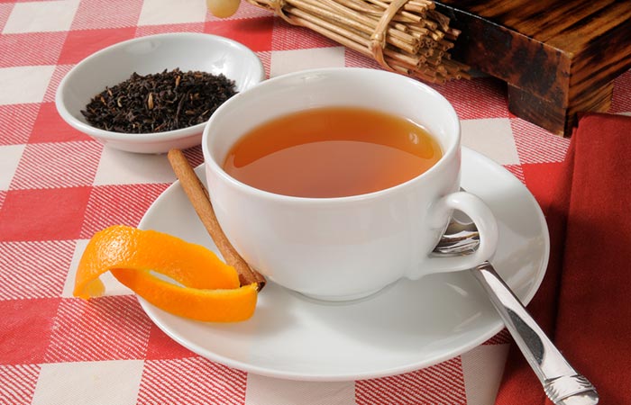 Orange peel tea