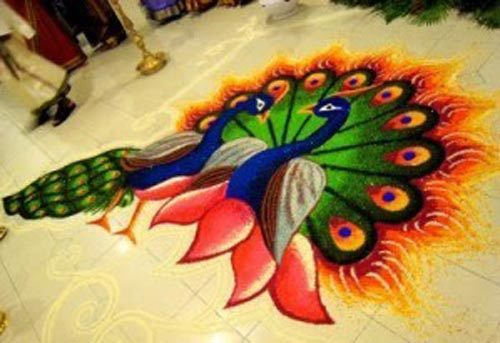 Creative kolam for festivals that reflects your skills