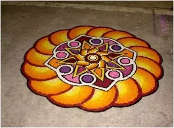 Onam pookalam design for competition