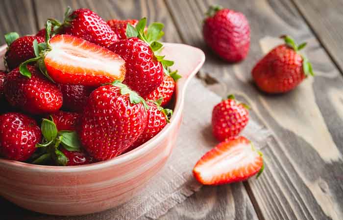 Strawberry contains vitamin C