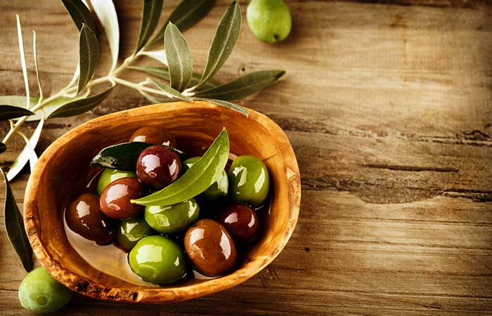 Olives are rich in vitamin E
