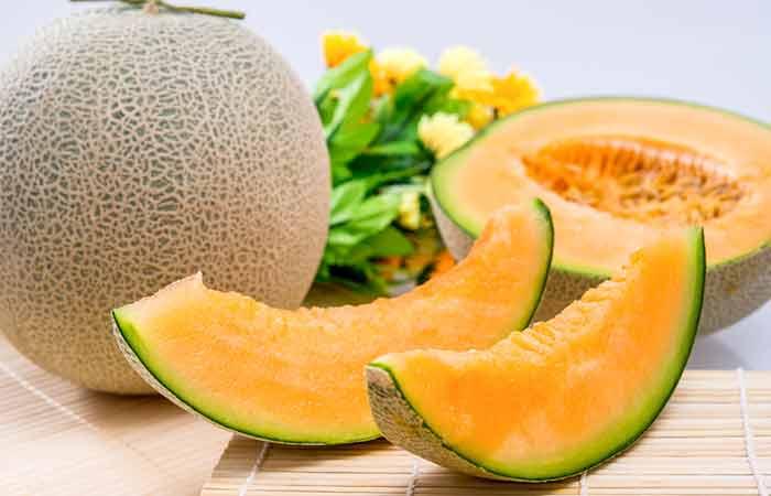 Cantaloupe contains vitamin C