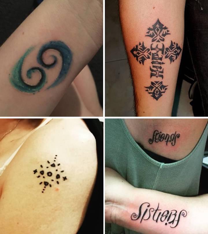 Infinity tattoo with two names  31 Tattoo Designs for a business in  Australia