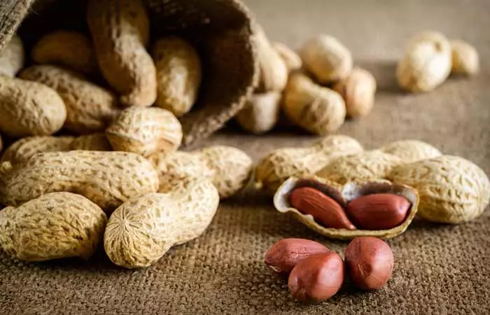 Peanuts are purine-rich foods