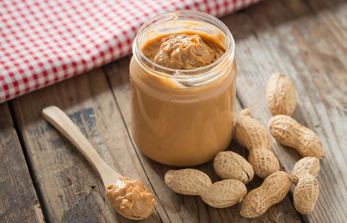 Peanut butter is rich in vitamin E