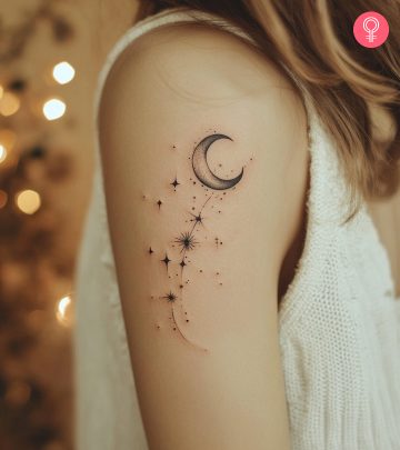 The visual appeal of these aesthetic lunar-themed tattoos is at another level.