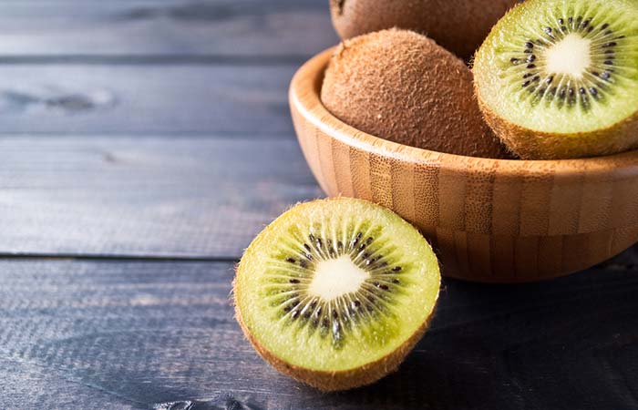 Kiwi is rich in vitamin E