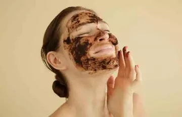 Women using face scrub is essential step for a makeover