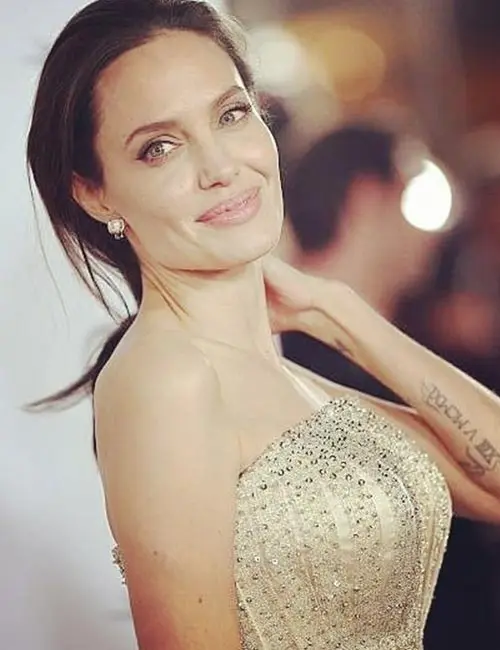 Meaning of Angelina Jolie's Roman numeral tattoo