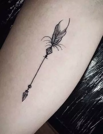 Small arrow tattoo design