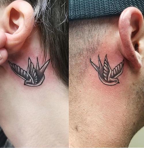 Bird tattoo for couples