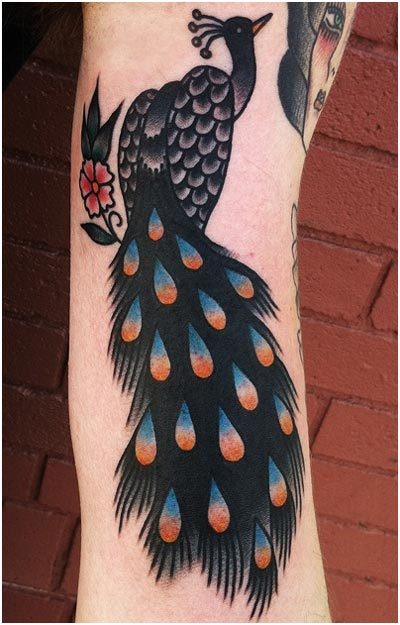 10 Impressive Peacock Tattoo Designs