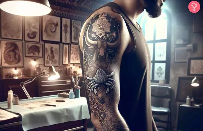 Cancer-And-Taurus-Tattoo