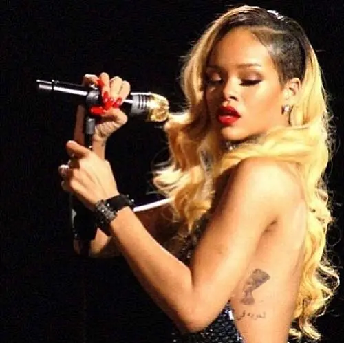 Rihanna Egyptian Queen Tattoo