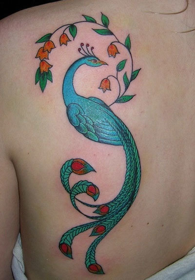 10 Impressive Peacock Tattoo Designs