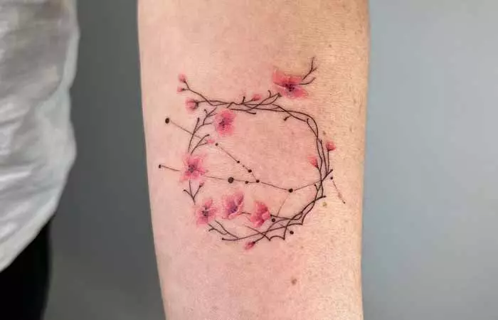 Geometric-Taurus-Constellation-Tattoo