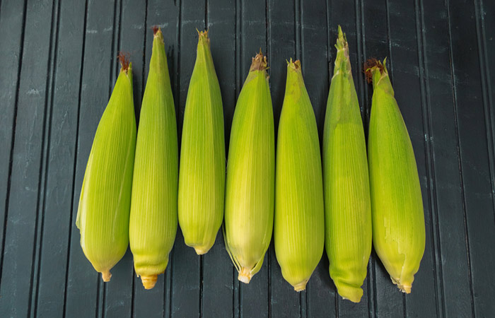 Always buy corn that is still covered with its fresh looking green husk