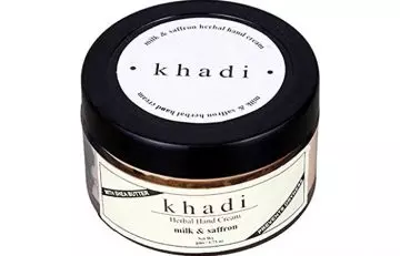 Khadi Milk And Saffron Herbal Hand Cream - Hand Creams