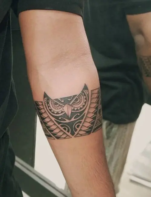 Maori band tattoo design