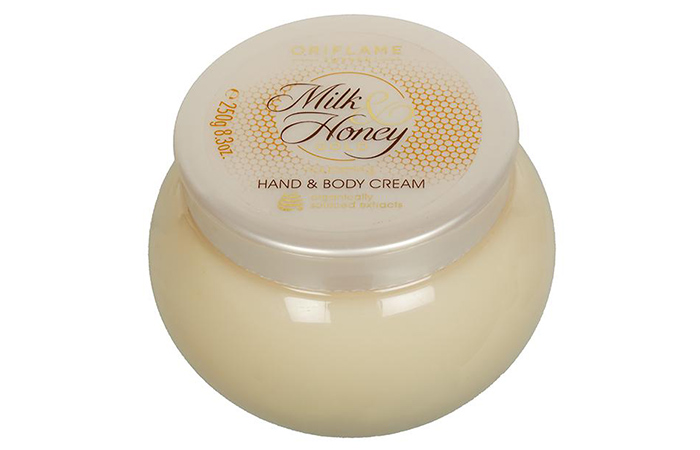 Oriflame Milk And Honey Gold Nourishing Hand And Body Cream - Hand Creams
