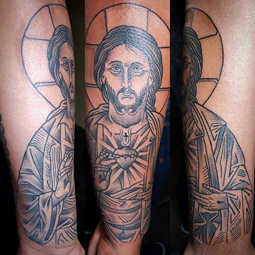 Sacred Heart of Jesus tattoo