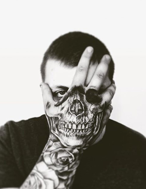 Scary Skull Tattoos