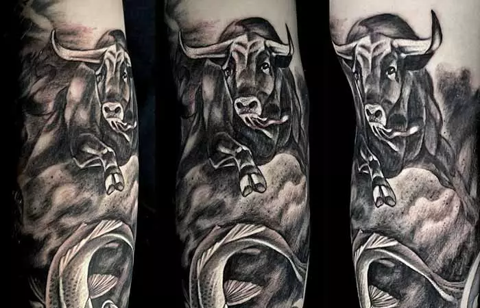 Top 32 Taurus Tattoo Designs With Their Meanings - 57