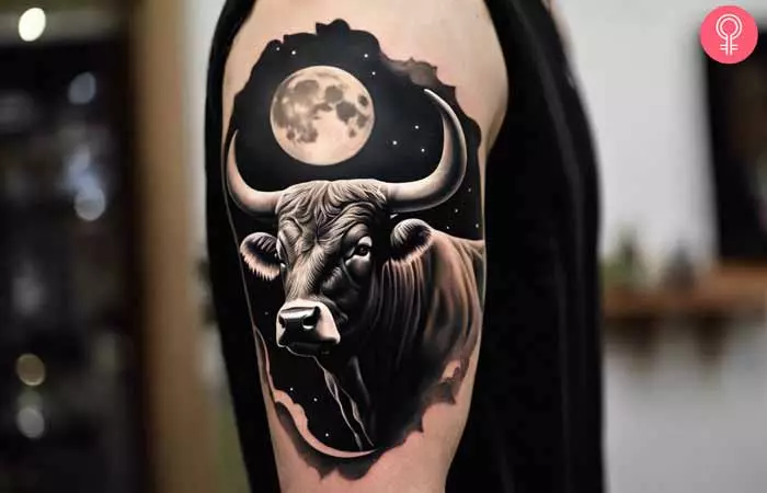 Taurus-Moon-Tattoo