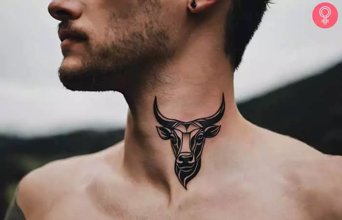 Taurus-Neck-Tattoo